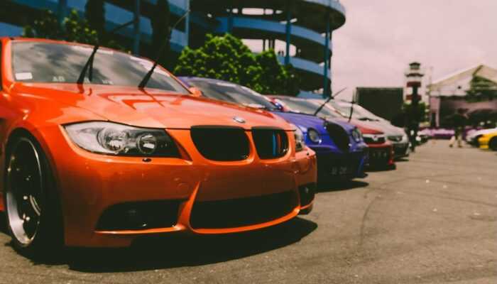 Luxury Cars Parked